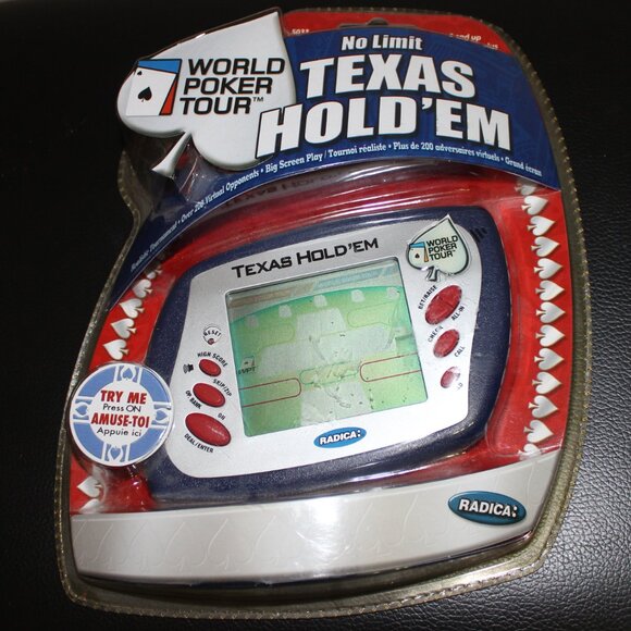 3/$55❤️Radica No Limit Texas Hold 'Em World Poker Tour Electronic Handheld Game - Picture 2 of 8